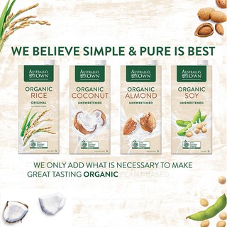 Sữa hạnh nhân Organic Australia's Own 1l