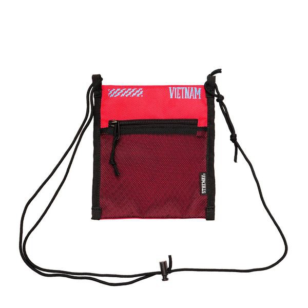 5THEWAY® VN SOUVENIR SACOCHE™ in RED aka Túi Đeo Chéo Đỏ