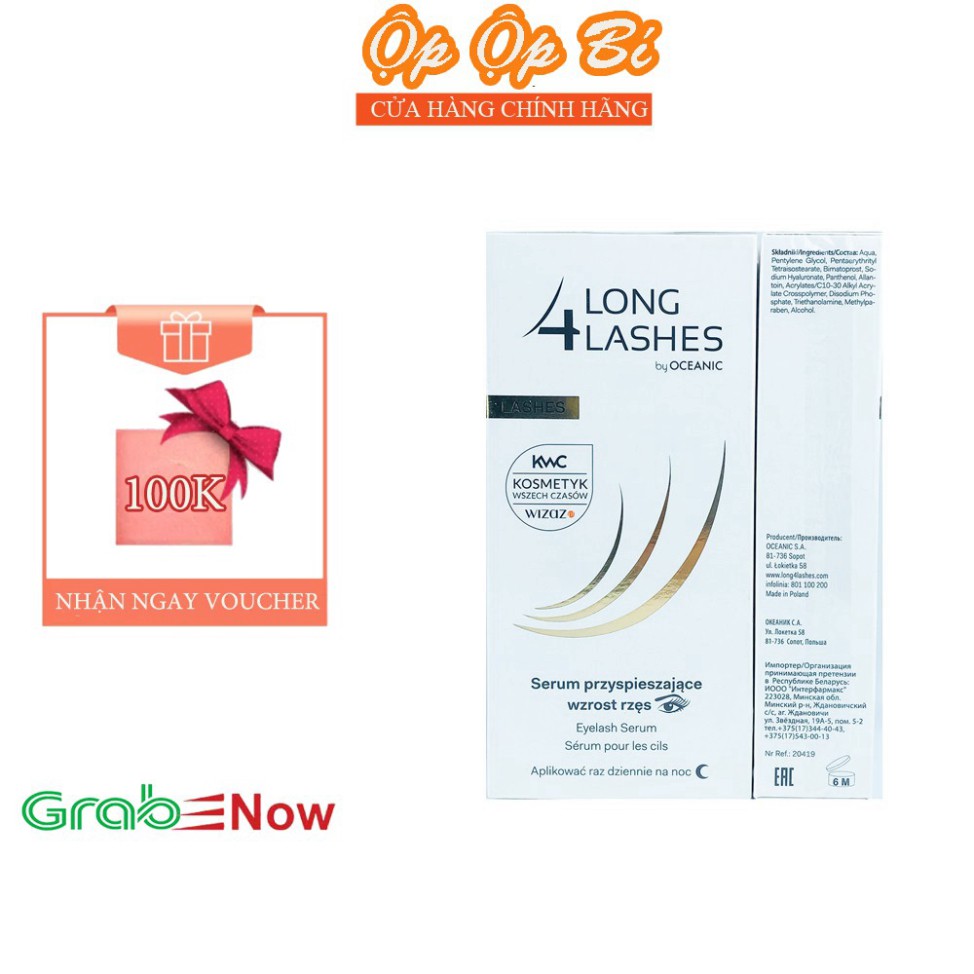 4LONG LASHES Serum Dưỡng Dài Mi 3ml | BigBuy360 - bigbuy360.vn