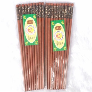 10 đôi đũa gỗ hương khảm trai cao cấp