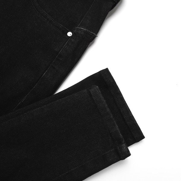 Quần Jean Nam Đen Washed Knee, Chất Vải Denim Cotton Co Giãn Dày Dặn Cao Cấp, INF QJ002989, SOMEHOW | BigBuy360 - bigbuy360.vn