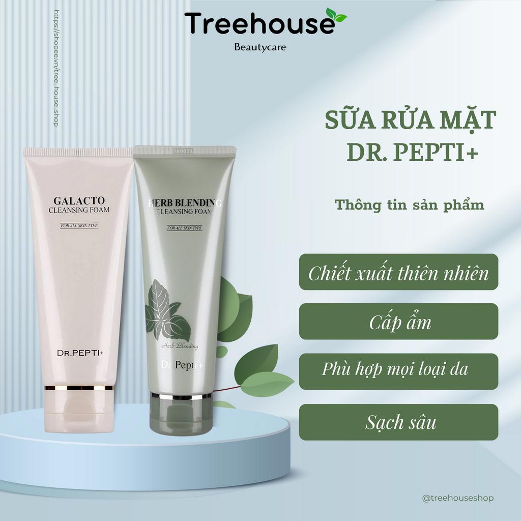 [Hàn Quốc] Sữa rửa mặt DR.PEPTI bạc hà trà xanh Dr. Pepti+ Herb Blending 110ml
