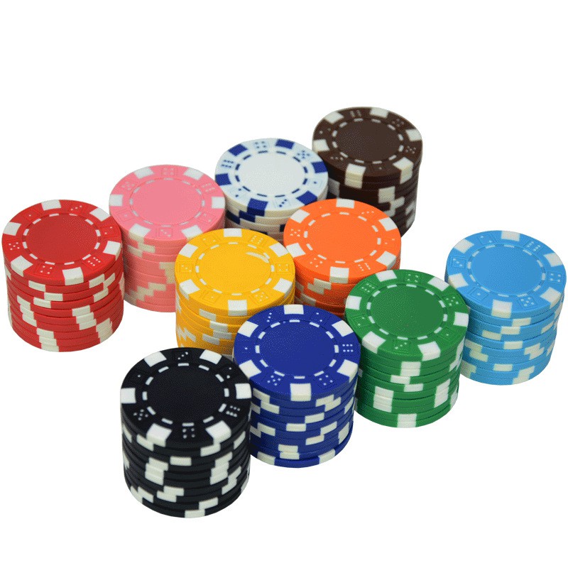 Chip Poker Nhựa Abs ( Lõi sắt ) Không Số Loại Cao Cấp