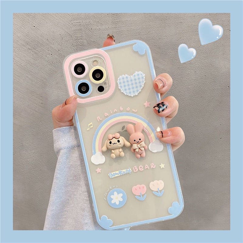 Ốp điện thoại in hình Cinnamonroll đáng yêu thích hợp cho Iphone 13 11 12 Promax Xs Xr 7 8 Plus