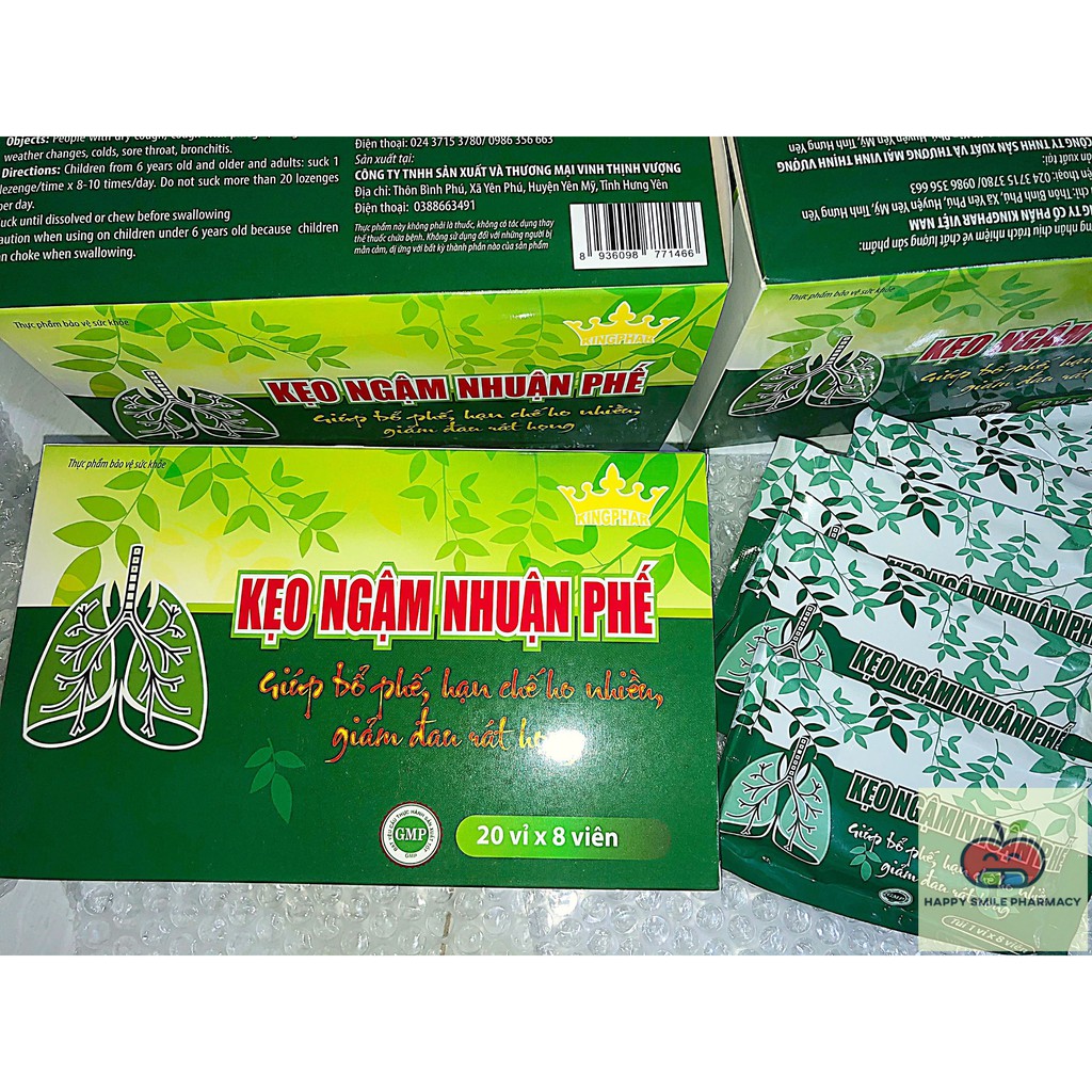 Kẹo Ngậm Nhuận Phế Xinh Xắn Mát Lạnh