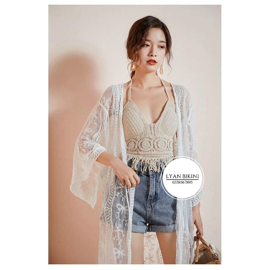 Áo bra len móc hàng Quảng Châu, bikini đi biển | BigBuy360 - bigbuy360.vn