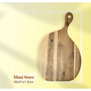 Thớt gỗ siêu cute dùng decor thức ăn