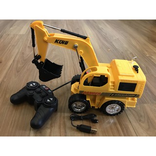 Máy xúc điều khiển từ xa - pin sạc