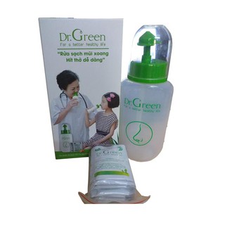 Bình rửa mũi dr green cho bé