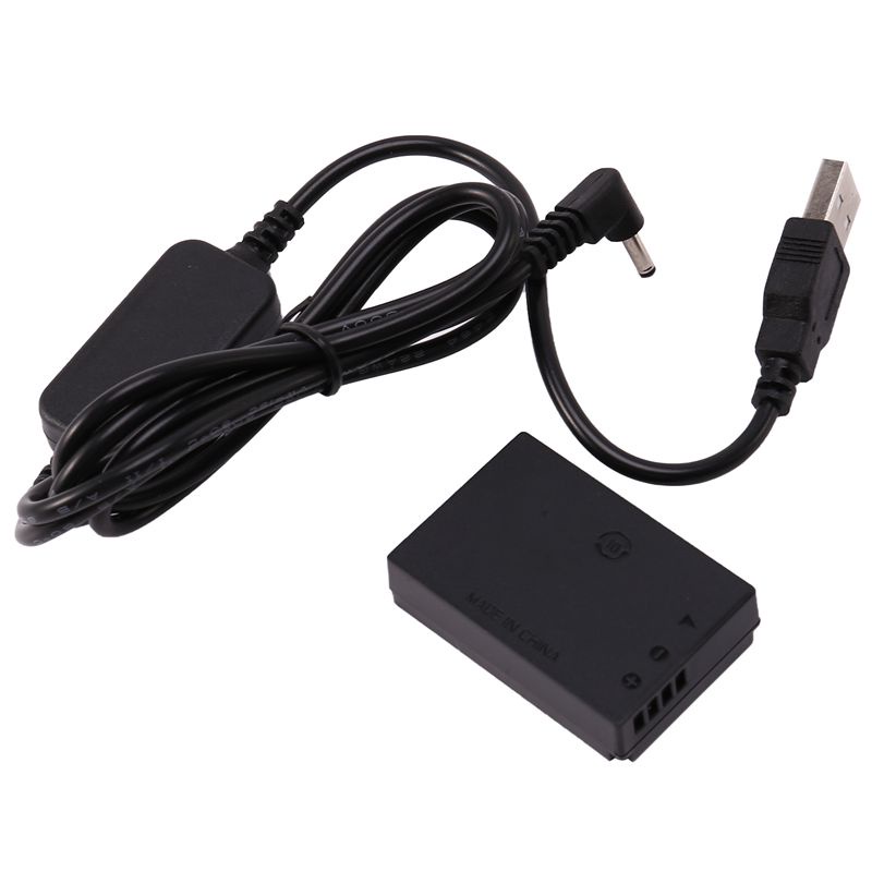 5V 2A ACKE12 ACK-E12 USB Power Cord Adapter + LP-E12 DR-E12 DC Coupler for Canon EOS M M2 M10 M50 Digital Camera