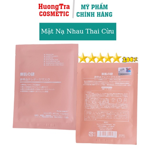 Mặt nạ nhau thai cừu tế bào gốc Rwine Beauty Nhật Bản