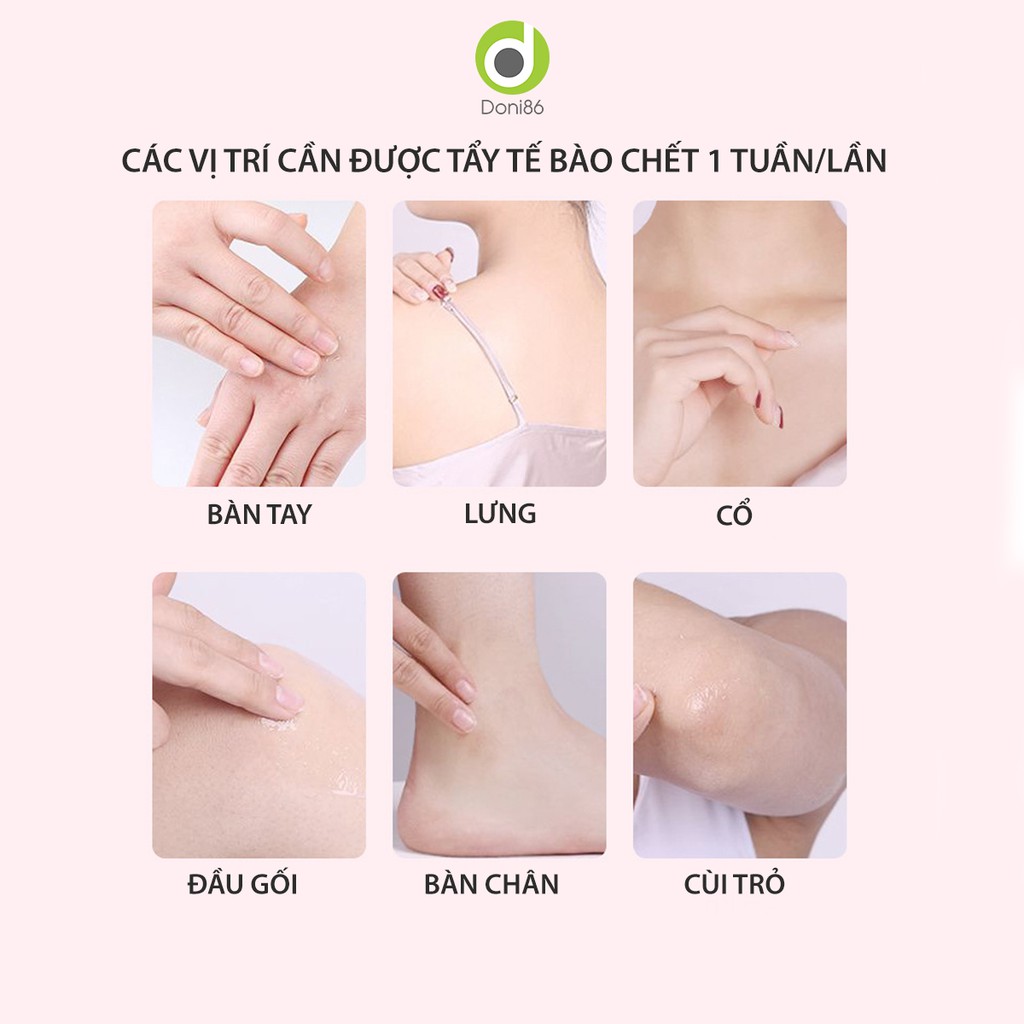 Gel tẩy tế bào chết toàn thân nguồn gốc thiên nhiên không gây kích ứng da - doni86 - MP007