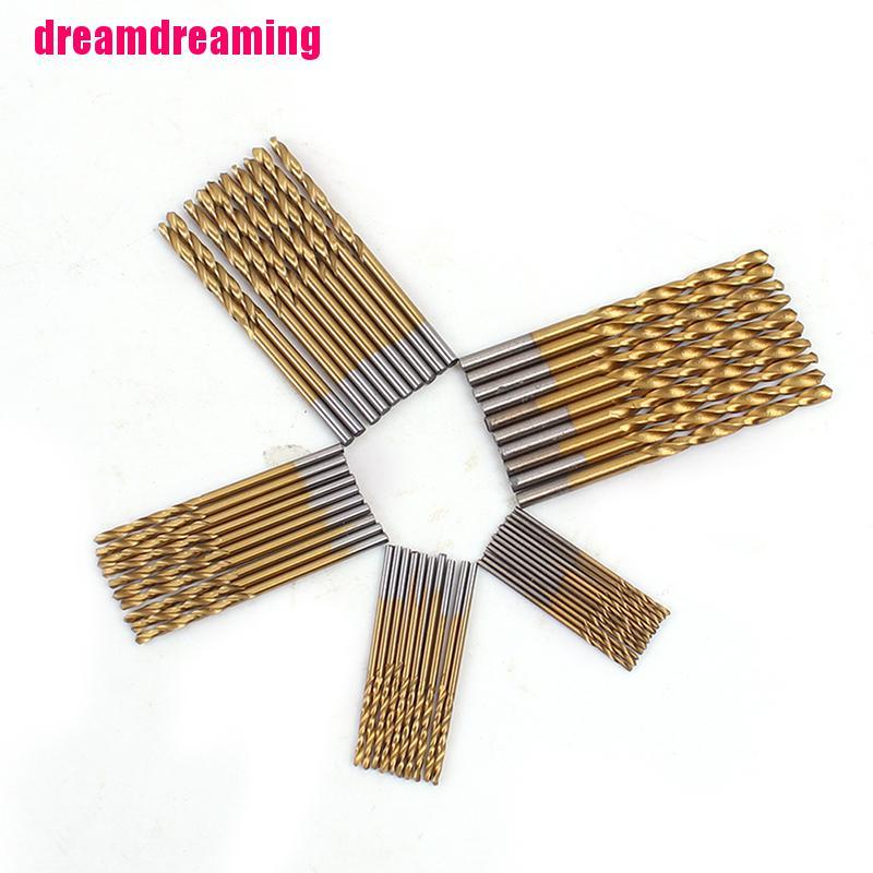 Set 50 mũi khoan xoắn bằng thép gió cao cấp tiện lợi