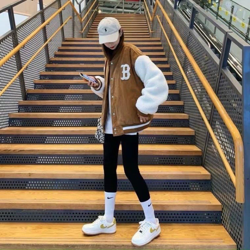 ÁO KHOÁC B NHUNG TĂM PHỐI TAY LÔNG | BigBuy360 - bigbuy360.vn