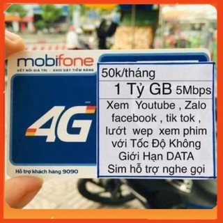 Sim 4G Mobifone Vào Mạng Tốc Độ Cao Không Giới Hạn