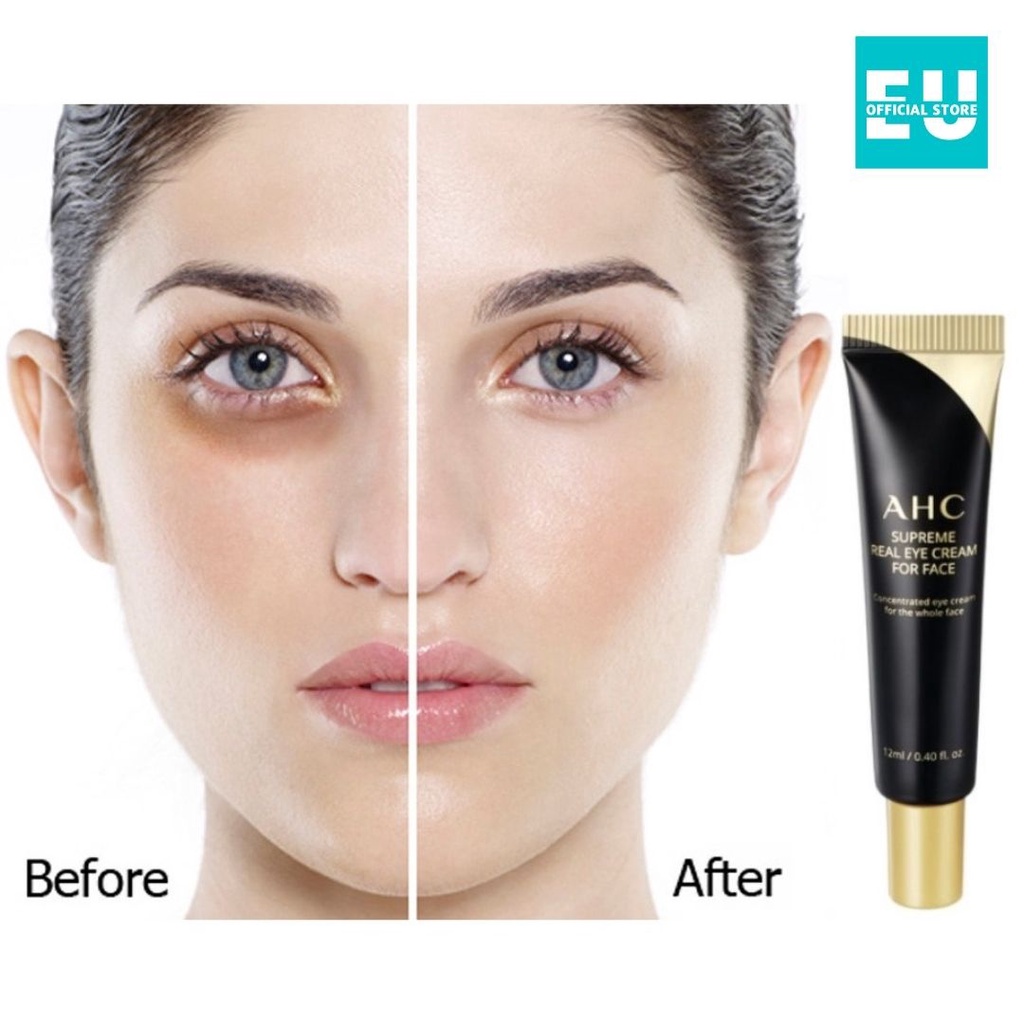 Kem Dưỡng Mắt AHC Ten Revolution Real Eye Cream For Face Màu Đen (Mẫu Mới)