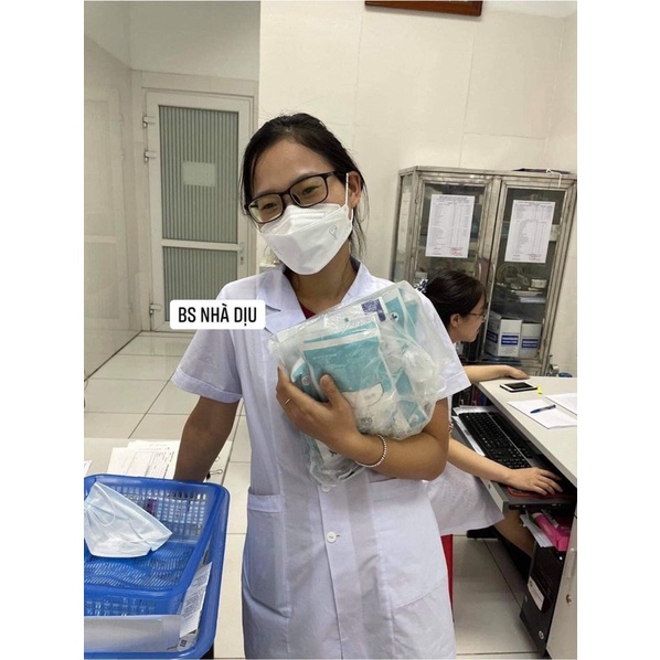 Sét 100c Khẩu trang 3D kháng khuẩn BC Mask (Túi zip 5c tiện lợi)