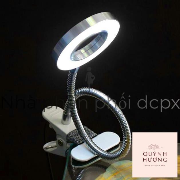 Đèn Led Mini Kẹp Bàn Làm Phun Xăm, Nail, Nối Mi , 2 Chế Độ Sáng