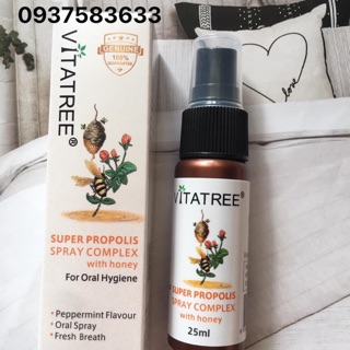 Keo Ong Vitatree xịt họng sát khuẩn