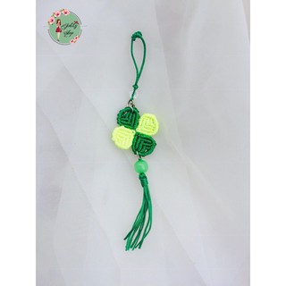Móc khoá Cỏ May Mắn