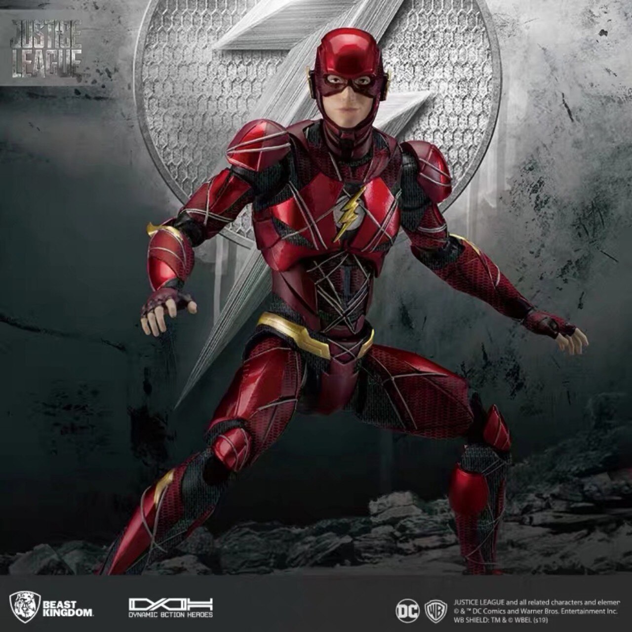 DC JUSTICE LEAGUE Mô Hình Nhân Vật The Flash Chân Thật