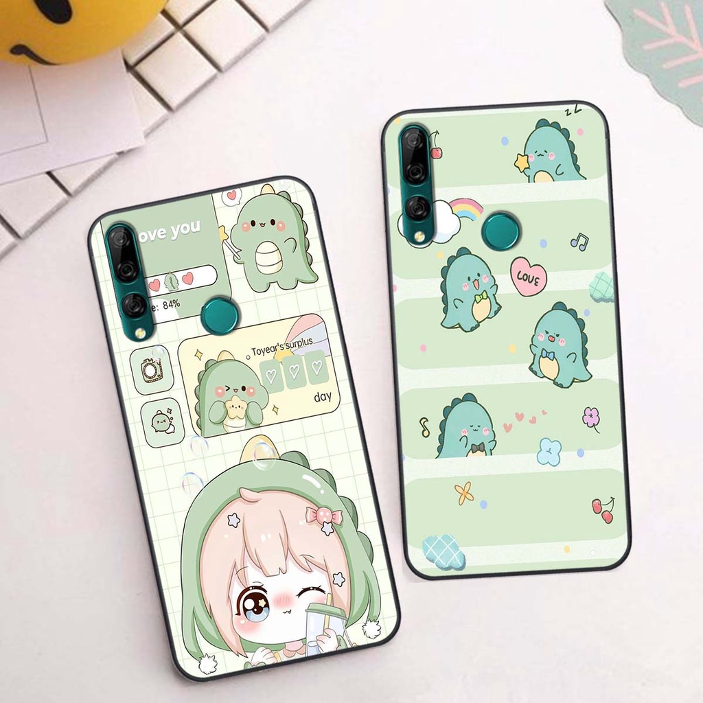 Ốp Huawei Y9 2019 / Y9 Prime 2019 in hình khủng long Dino siêu dễ thương