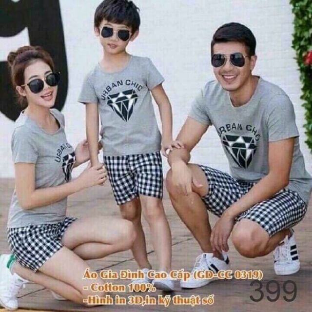 Combo áo gia đình.