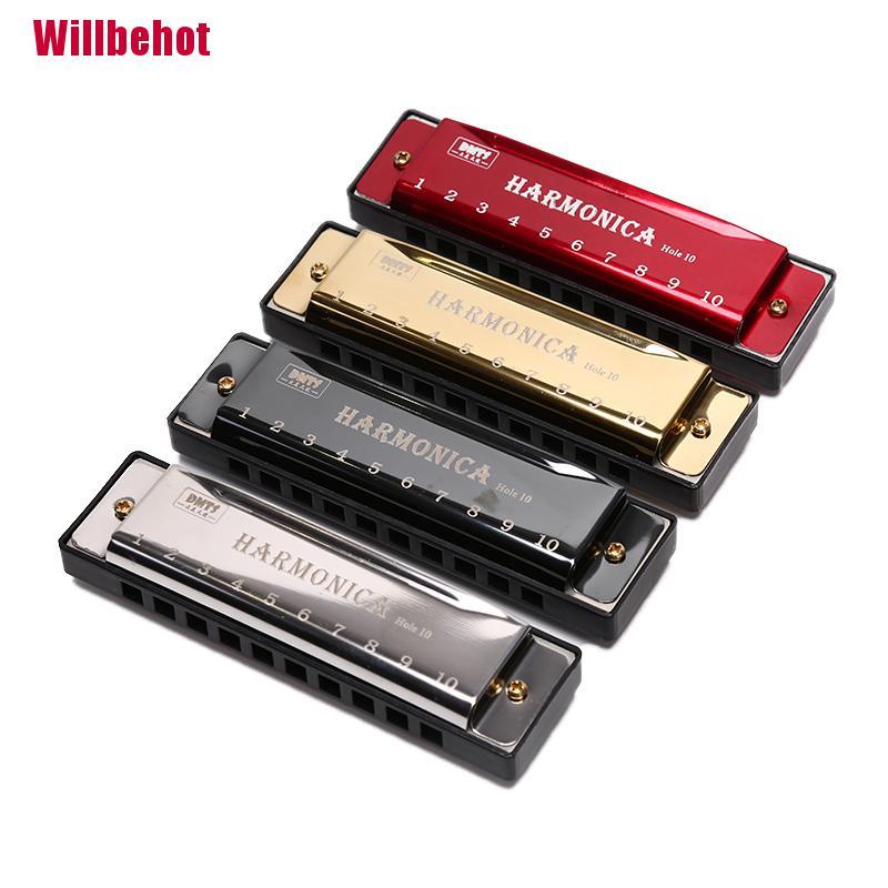 Kèn Harmonica 10 Lỗ Dành Cho Người Mới Tập Chơi