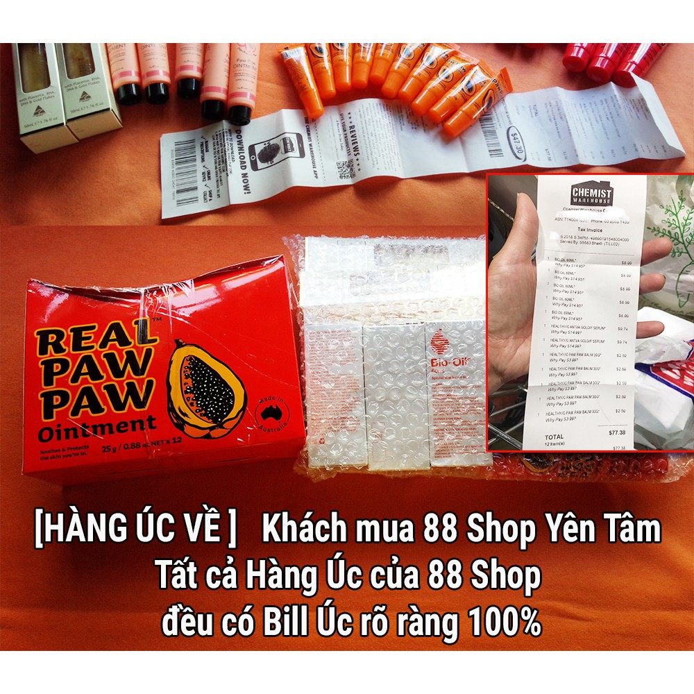 Dưỡng môi Kem Đu Đủ Đa năng REAL PAW PAW Úc [ 119 K ]