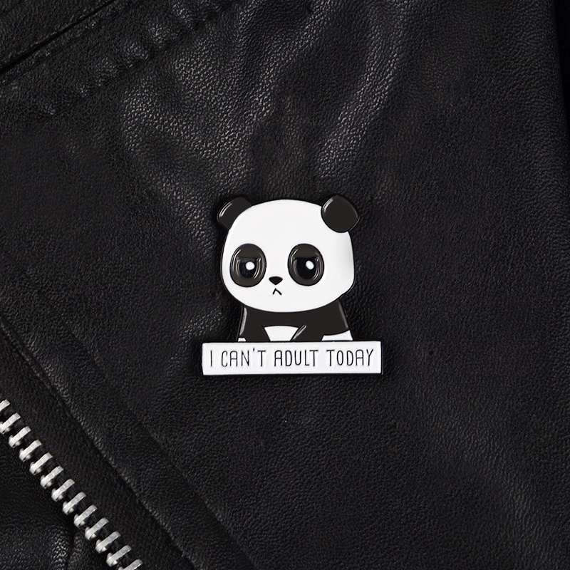 Trâm cài áo hình gấu trúc hoạt hình đáng yêu