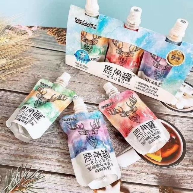 Thạch trà sữa Boubo 1 set 3 cái - TTS073770