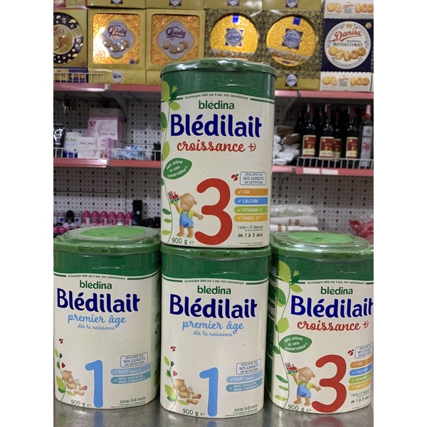 [ Hàng AIR ] Sữa Bledilait Bledina [ Mẫu Mới ] Đủ số 1,2,3 Hộp 400g và 900g [ Date Luôn mới ]