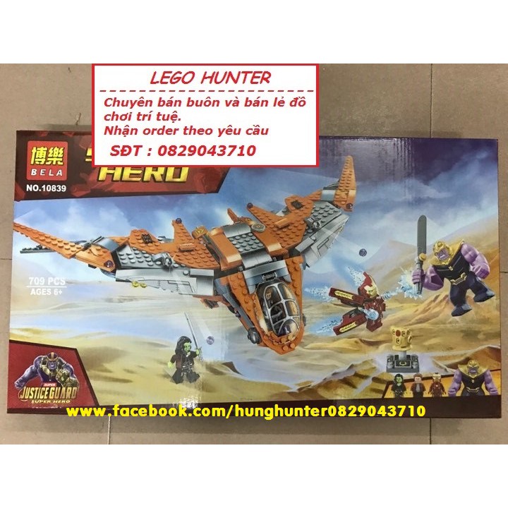 Bộ lắp ráp Lego Marvel Superheroes Thanos : Ultimate Battle - phi thuyền Milano Infinity War