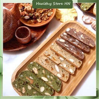 Bánh ăn kiêng Natural Biscotti 150g, bánh ăn kiêng giảm cân Biscotti 3 vị - B01