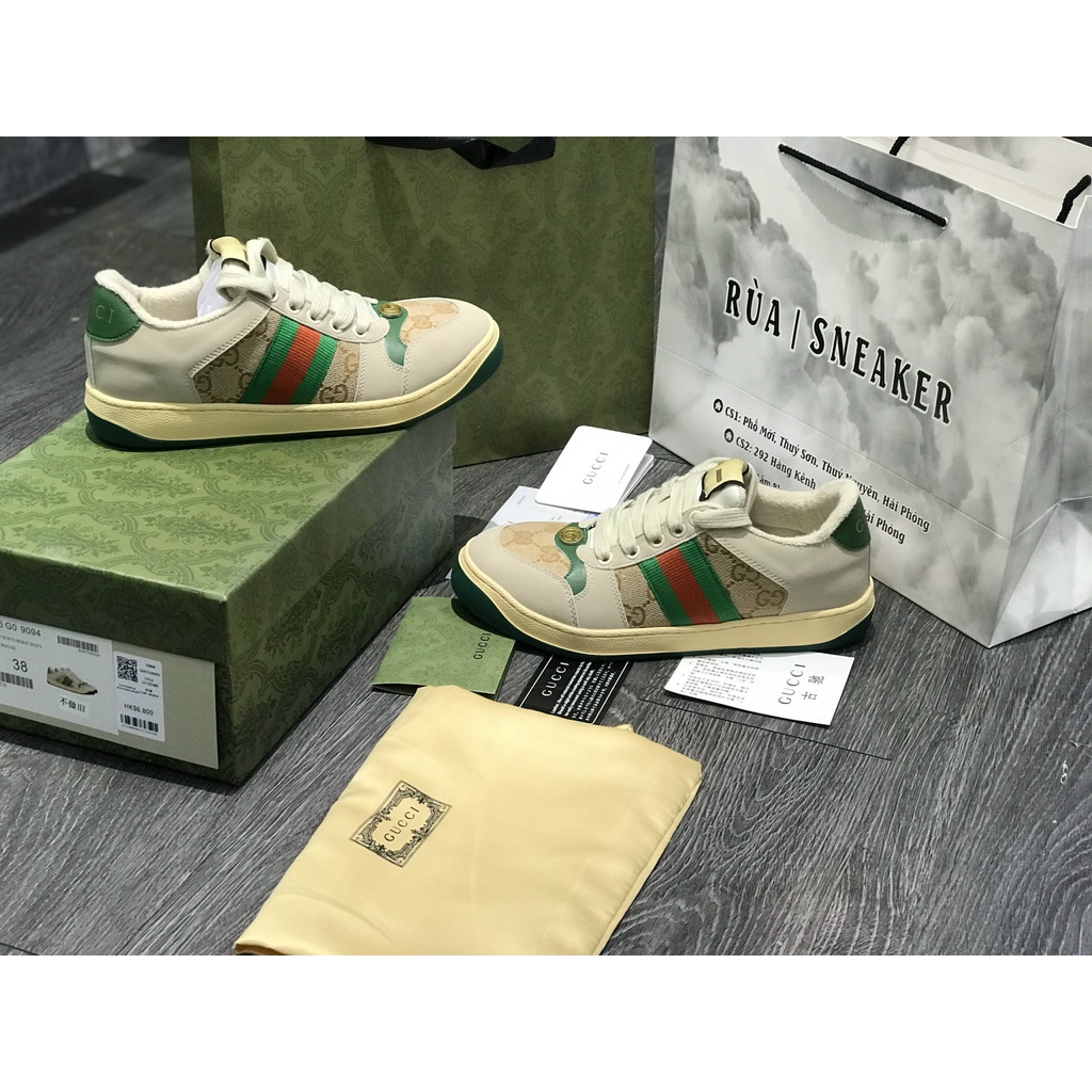 Siêu Phẩm Giày Thể Thao Sneaker Gucci Sơn Tùng Xanh Cao Cấp Ảnh Thật + Freeship