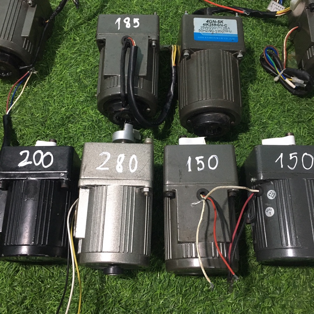 Motor giảm tốc 220V 25W chế quay gà vịt