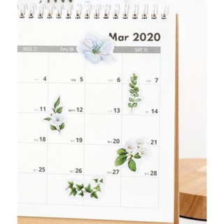 Bộ 46 Sticker Cây Cỏ Hàn Quốc dán trang trí E68