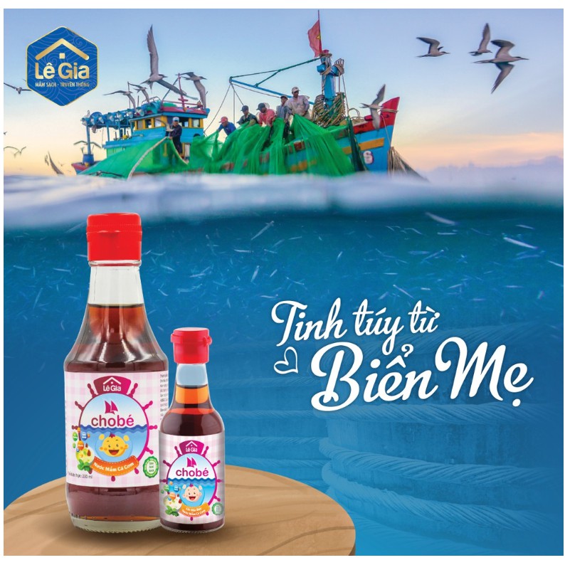 [DATE 10/2022 ] Nước Mắm Lê Gia Cho Bé Ăn Dặm 60ml/200ml