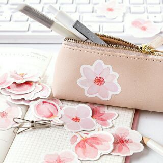 Hộp 45 sticker hoa anh đào Sakura 🌸