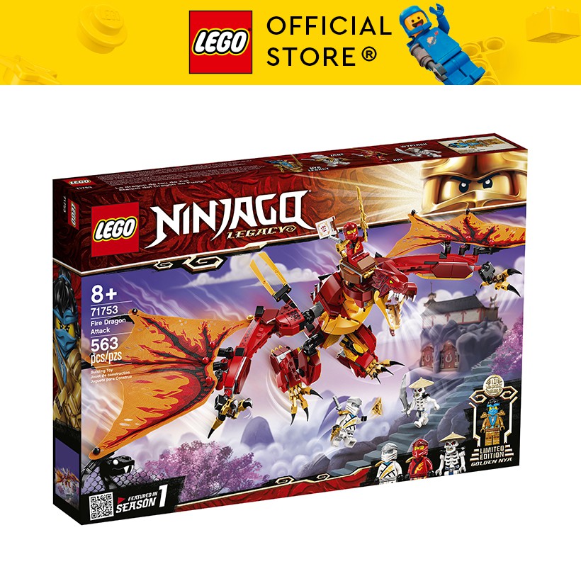 LEGO Ninjago 71753 Rồng phun lửa của Kai (563 chi tiết)