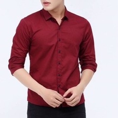 Áo Sơ Mi Nam Dài Tay TAHISM021 Vải Lụa Thái Cao Cấp Dáng Ôm Phong Cách Hàn Quốc | BigBuy360 - bigbuy360.vn
