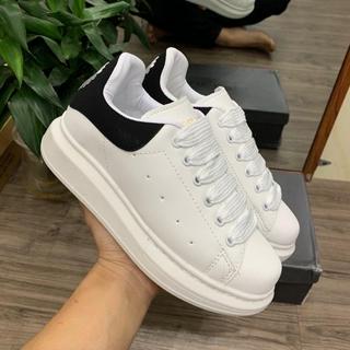 (Video Thật)Giầy nam,nữ Unisex seaker McQ hoa cúc