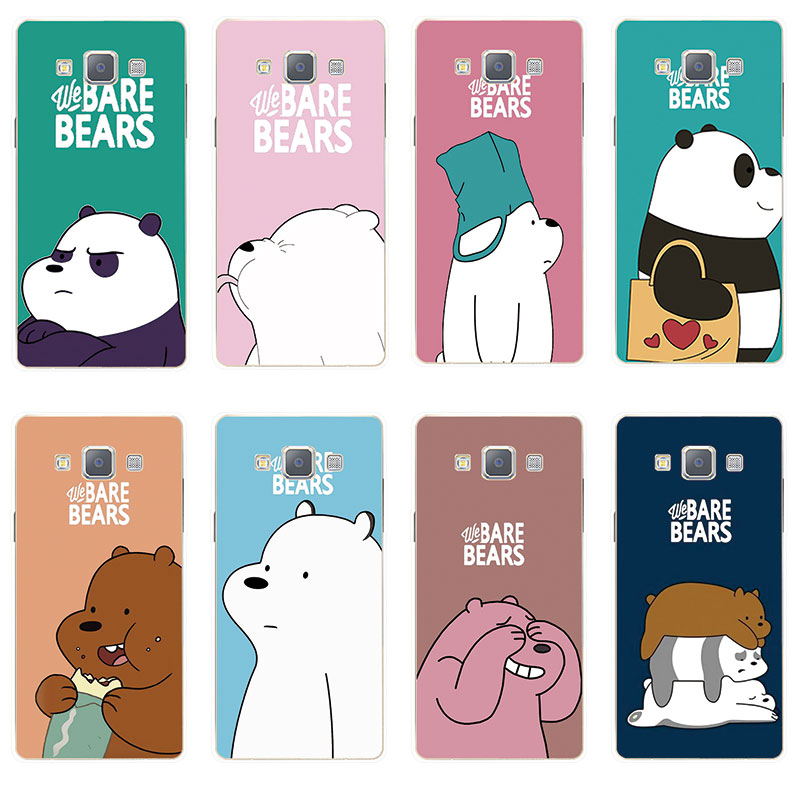 Ốp lưng TPU mềm in hình We Bare Bears 2 cho Samsung A3 A5 A7 2015