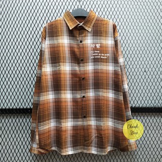Áo Sơ Mi Flannel Nam Sarang Form Rộng