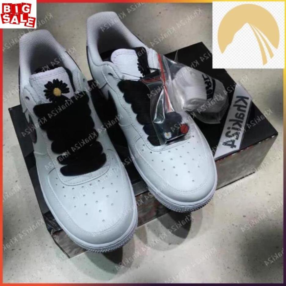 Giày Nam Nữ Trắng - Giày Nike Air Force 1 AF1 Hoa Cúc Sơn Đế Cổ Thấp Năng Động G07 _mi9 : ! ' 🤞