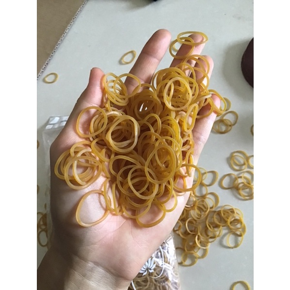 100g vòng chun vàng - dây thun, dây nịt đường kính 2cm siêu dai