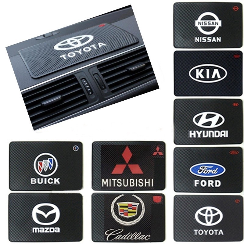 Thảm Lót Điện Thoại / Thiết Bị Định Vị GPS Chống Trượt Cho Xe Hơi Honda KIA