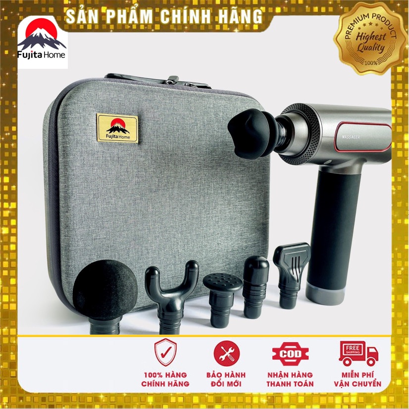 MÁY MASSAGE FUJITA HOME SÚNG MÁT XA CẦM TAY FUJITA HOME CHÍNH HÃNH ST-801C [Bảo hành đổi mới 12 tháng Free ship+Sale 50%