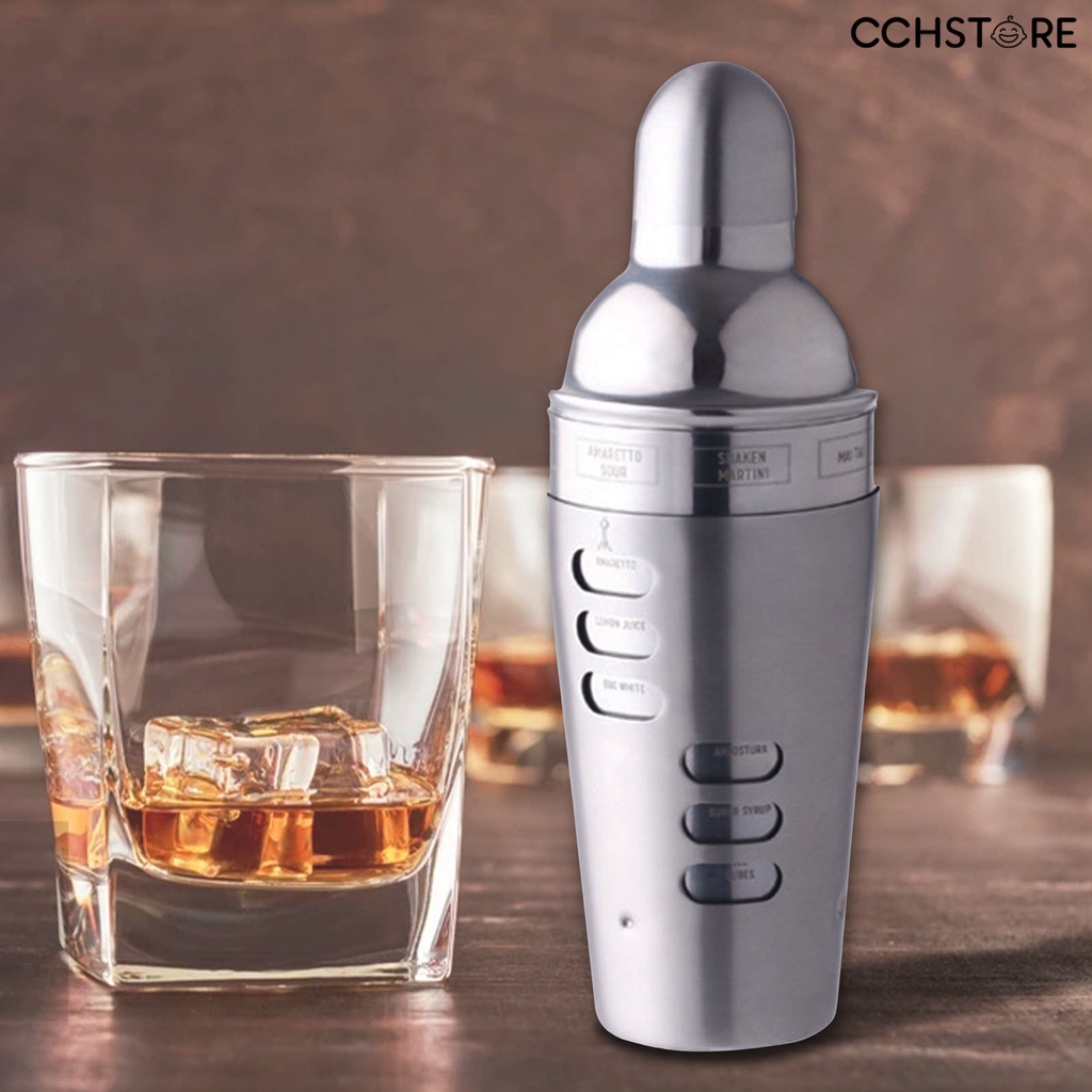 🅒🅒 700ml Cocktail Shaker Eco-friendly Stainless Steel Wall Cocktail for Bar
