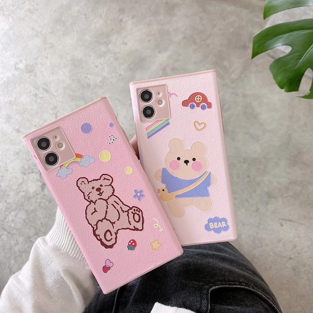 Ốp Lưng Dẻo In Hình Gấu Dễ Thương Cho Iphone 7 / 8 + / Ix / Xr / Xsmax / 11 / Pro / Pro Max / 12mini / 12 / Pro / Promax | BigBuy360 - bigbuy360.vn